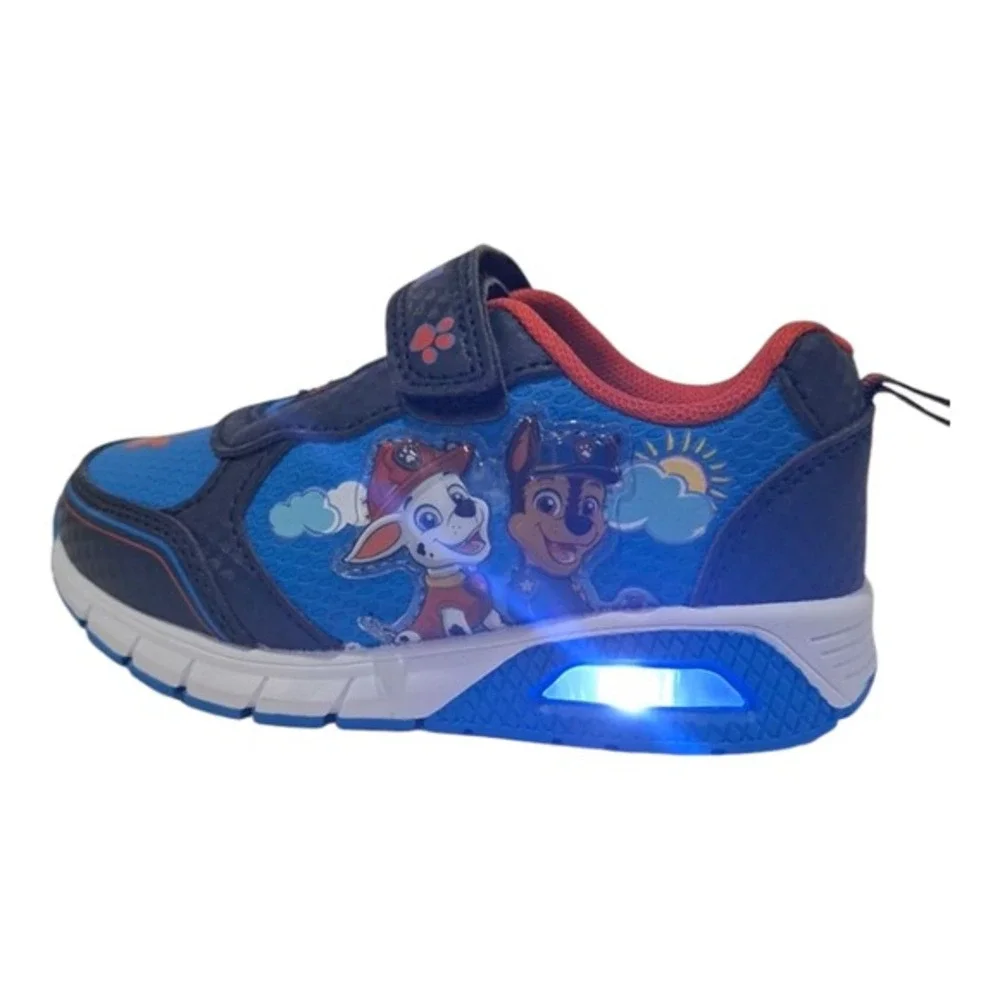 New Paw Patrol Toddler Boys' Slip-On Sneakers, Size 7  (16 cms) Color Blue New‎